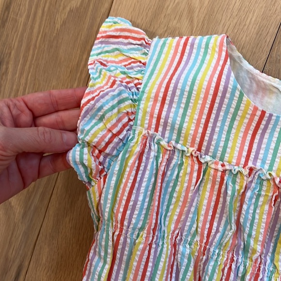 Adorable Crewcuts Rainbow Seersucker Dress - Picture 5 of 6